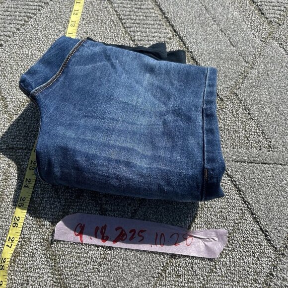 Indigo Poppy Maternity Jeans Women's Medium Blue Slim Elastic Stretchy - Picture 12 of 12